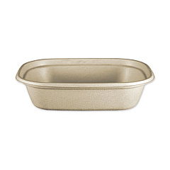 World Centric Fiber Containers, 32 oz, 8.5" Diameter x 2"h, Natural, 400/Carton (CTSCU2)