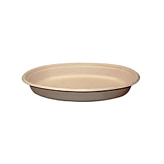 World Centric Fiber Burrito Bowls, 32 oz, 9.7" Diameter x 1.6"h, Natural, 300/Carton (BOSCUBB)