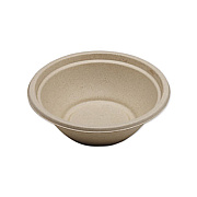 World Centric Fiber Bowls, 24 oz, 7.4" Diameter x 2.3"h, Natural, 500/Carton (BOSCU24)