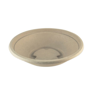 World Centric Fiber Bowls, 16 oz, 7.4" Diameter x 1.9"h, Natural, 500/Carton (BOSC16)