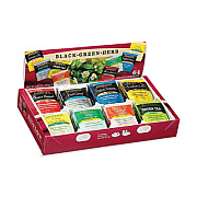 Bigelow VARIETY PACK ASSORTED TEA BAGS, INDIVIDUALLY WRAPPED, 64 TEA BAGS/BOX (390221)