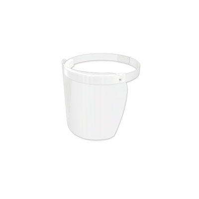 deflecto Disposable Face Shield, 13 x 10, One Size Fits All, Clear, 100/Carton (PFMD100F)
