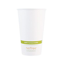 World Centric NoTree Paper Hot Cups, 20 oz, Natural, 1,000/Carton (CUSU20)