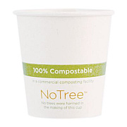 World Centric NoTree Paper Hot Cups, 10 oz, Natural, 1,000/Carton (CUSU10)