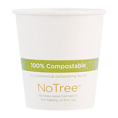 World Centric NoTree Paper Hot Cups, 10 oz, Natural, 1,000/Carton (CUSU10)
