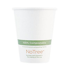 World Centric NoTree Paper Hot Cups, 4 oz, Natural, 1,000/Carton (CUSU4)