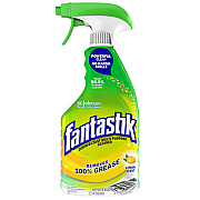 Fantastik Disinfectant Multi-Purpose Cleaner Lemon Scent, 32 oz Spray Bottle, 8/Carton (306388)