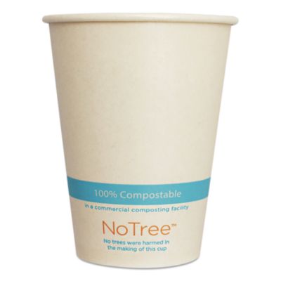 World Centric NoTree Paper Cold Cups, 12 oz, Natural, 1,000/Carton (CUSU12C)