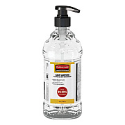 Rubbermaid Commercial Table Top Gel Hand Sanitizer, 64 oz Pump Bottle, Unscented (2133501)
