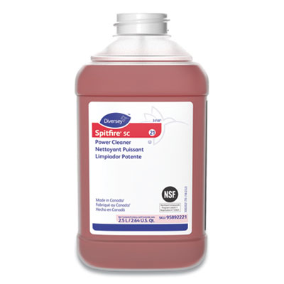Diversey SPITFIRE SC POWER CLEANER, 84.5 OZ BOTTLE, 2/CARTON (167342)