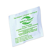 Sani Professional Wet-Nap Premoistened Towelettes, 1-Ply, 5 x 7.75, Unscented, White, 100/Pack, 10 Packs/Carton (D11055)