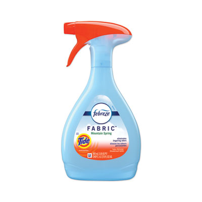 Febreze FABRIC REFRESHER/ODOR ELIMINATOR, MOUNTAIN SPRING WITH TIDE SCENT, 27 OZ SPRAY BOTTLE, 4/CARTON (97591)