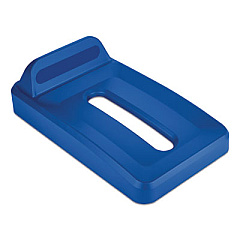 Rubbermaid Commercial Slim Jim Paper Recycling Top, 11.52 x 20.43 x 6.01, Blue (2018276)