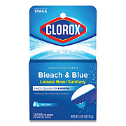Clorox BLEACH AND BLUE AUTOMATIC TOILET BOWL CLEANER, RAIN CLEAN, 2.47 OZ TABLET, 12/CARTON (30176CT)