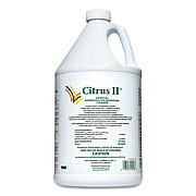 Citrus II Hospital Germicidal Deodorizing Cleaner, Citrus Scented, 1 gal Bottle, 4/Carton (633712928)