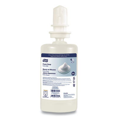 Tork Premium Extra Mild Foam Soap, Sensitive Skin, Unscented, 1 L, 6/Carton (401701)