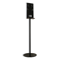 Vulcan Hand Sanitizer Stand, 12" dia x 48" h, Black (102468401BA)