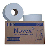 Novex J5000 9" Jumbo Roll Bath Tissue