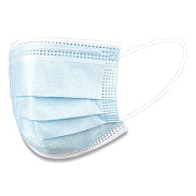 GN1 FACE MASK, BLUE, 50/BOX (WXDKZ0007BX)