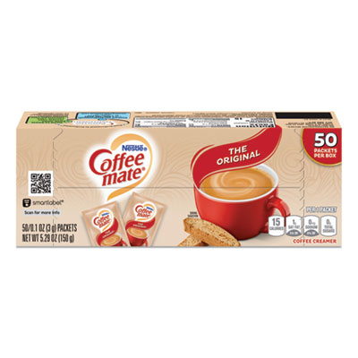 Coffee mate Original Powdered Creamer, 3g Packet, 50/Box (30032)