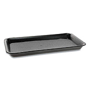 Pactiv SUPERMARKET TRAYS, #25P, 14.75 X 8 X 1.36, BLACK, 200/CARTON (52P925P)