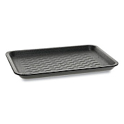 Pactiv Evergreen Supermarket Trays, #20S, 9 x 6.5 x 0.69, Black, 500/Carton (51P920S)