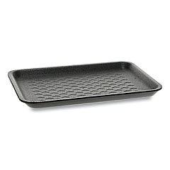 Pactiv Evergreen Supermarket Trays, #20S, 9 x 6.5 x 0.69, Black, 500/Carton (51P920S)