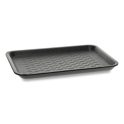 Pactiv Evergreen Supermarket Trays, #20S, 9 x 6.5 x 0.69, Black, 500/Carton (51P920S)