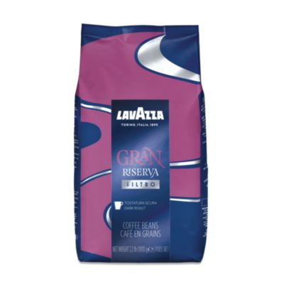 Lavazza Gran Riserva Whole Bean Coffee, Dark and Bold, 2.2 lb Bag (3454)
