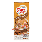 Coffee mate LIQUID COFFEE CREAMER, BUTTERSCOTCH, 0.38 OZ MINI CUPS, 50 CUPS/BOX (68613)