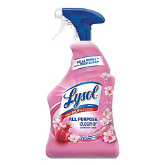 LYSOL Brand READY-TO-USE ALL-PURPOSE CLEANER, CHERRY BLOSSOM AND POMEGRANATE, 22 OZ, TRIGGER SPRAY BOTTLE, 6/CARTON (95367CT)