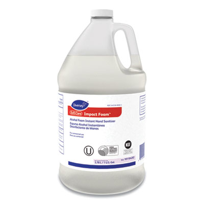 Diversey Soft Care Impact Foam Alcohol Instant Foam Hand Sanitizer, 1 gal Bottle, Alcohol Scent, 4/Carton (101104202)