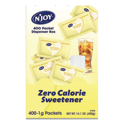N'Joy YELLOW SUCRALOSE ZERO CALORIE SWEETENER PACKETS, 0.04 OZ PACKET, 400 PACKETS/BOX (41676)