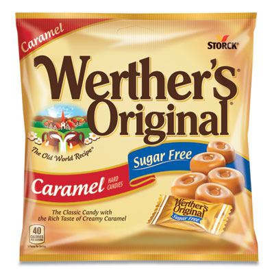 Werther's Original Hard Candies, Caramel, Individually Wrapped, 2.75 oz (SUL831498)