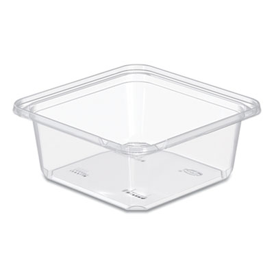 Dart TamperGuard Snack Boxes, 32 oz, 6.3 x 6.3 x 2.6, Clear, Plastic, 300/Carton (SB32TG1)