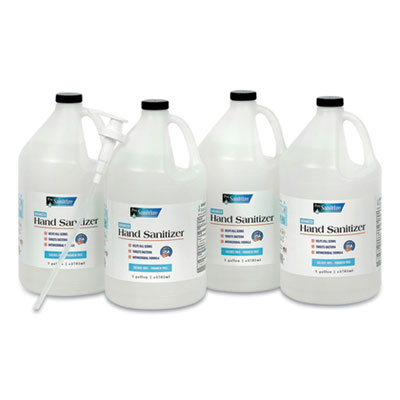 GEN ProSanitize Gel Hand Sanitizer, 1 gal, Unscented, 4/Carton (CBC1GALSAN)