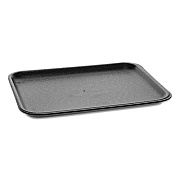 Pactiv SUPERMARKET TRAYS, #4S, 9.13 X 7.13 X 0.65, BLACK, 500/CARTON (0TFB04S00000)