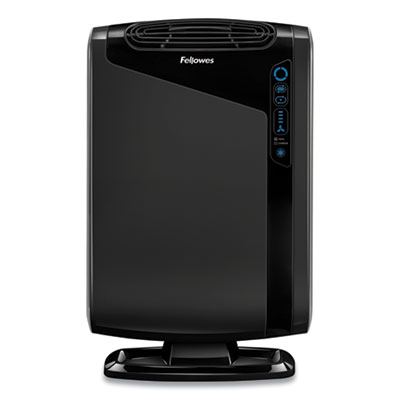 Fellowes HEPA and Carbon Filtration Air Purifier, 300 to 600 sq ft Room Capacity, Black (9286201)