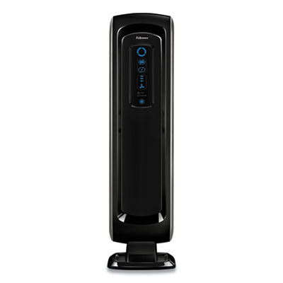 Fellowes HEPA and Carbon Filtration Air Purifiers, 100-200 sq ft Room Capacity, Black (9286001)