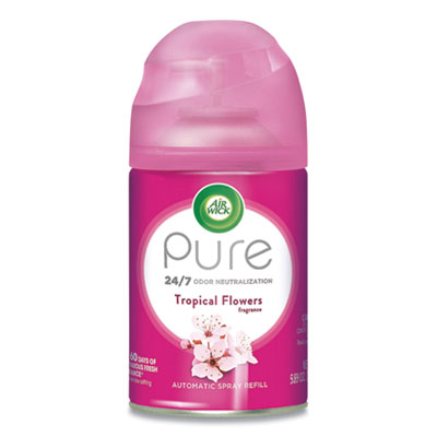 Air Wick Freshmatic Ultra Automatic Pure Refill, Tropical Flowers, 5.89 oz Aerosol Spray (97053EA)