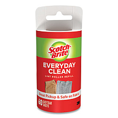 Scotch-Brite Lint Roller Refill Roll, 60 Sheets/Roll (836RFS60)