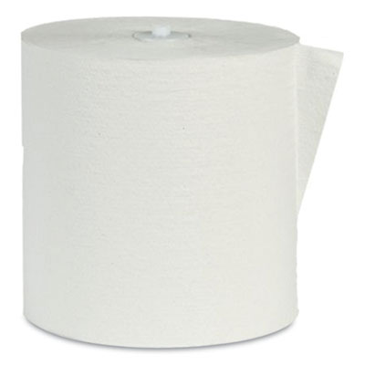 Eco Green RECYCLED HARDWOUND PAPER TOWELS, 7.87" X 900 FT, WHITE, 6 ROLLS/CARTON (2412163)