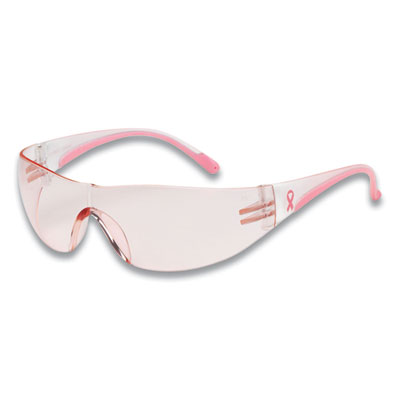 Bouton EVA OPTICAL SAFETY GLASSES, ANTI-SCRATCH, PINK LENS, PINK/CLEAR FRAME (176856)