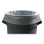 Coastwide Professional AccuFit Linear Low-Density Can Liners, 55 gal, 1.3 mil, 40" x 53", Clear, 100/Carton (394123)