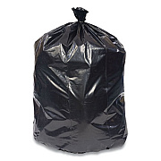 Coastwide Professional Reprocessed Resin Can Liners, 60 gal, 1.5 mil, 38" x 58", Black, 100/Carton (394139)