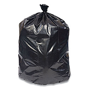 Coastwide Professional Reprocessed Resin Can Liners, 56 gal, 1.5 mil, 43" x 46", Black, 100/Carton (420459)