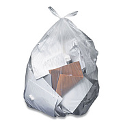 Coastwide Professional Linear Low-Density Can Liners, 45 gal, 1.5 mil, 40" x 46", Clear, 100/Carton (424139)