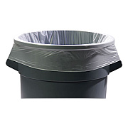 Coastwide Professional AccuFit Linear Low-Density Can Liners, 23 gal, 0.9 mil, 28" x 45", Clear, 200/Carton (477573)
