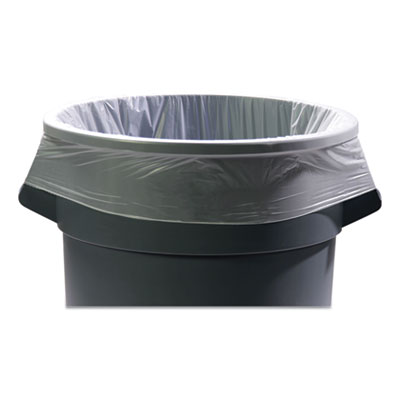 Coastwide Professional AccuFit Linear Low-Density Can Liners, 23 gal, 0.9 mil, 28" x 45", Clear, 200/Carton (477573)