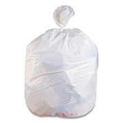 Coastwide Professional Linear Low-Density Can Liners, 33 gal, 0.74 mil, 33" x 39", White, 150/Carton (814876)